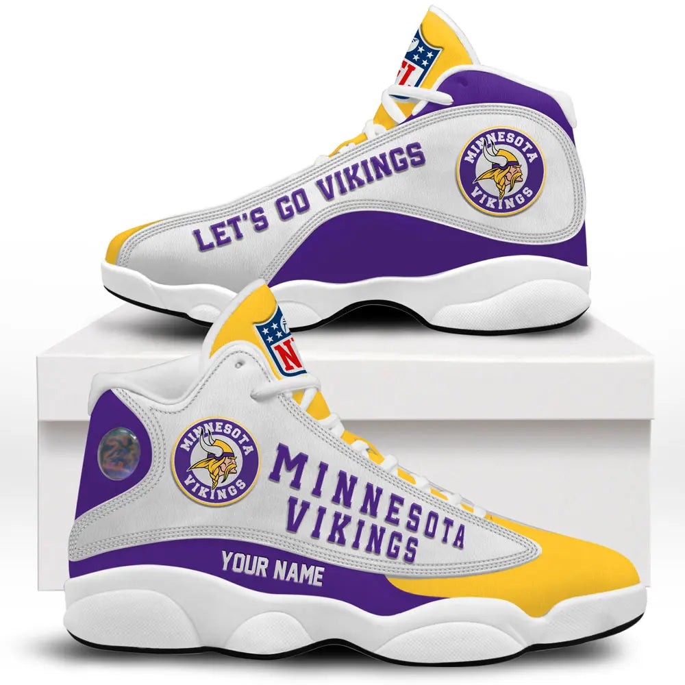 Minnesota Vikings | Premium NFL Game Day Air Jordan 13 TD – HuddleStyle.com - Image 2