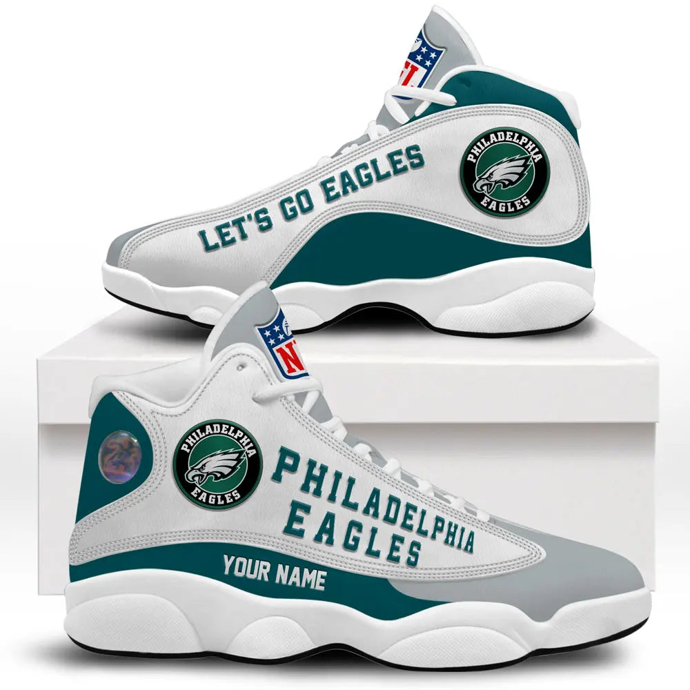 Philadelphia Eagles | Premium NFL Game Day Air Jordan 13 TD – HuddleStyle.com - Image 2