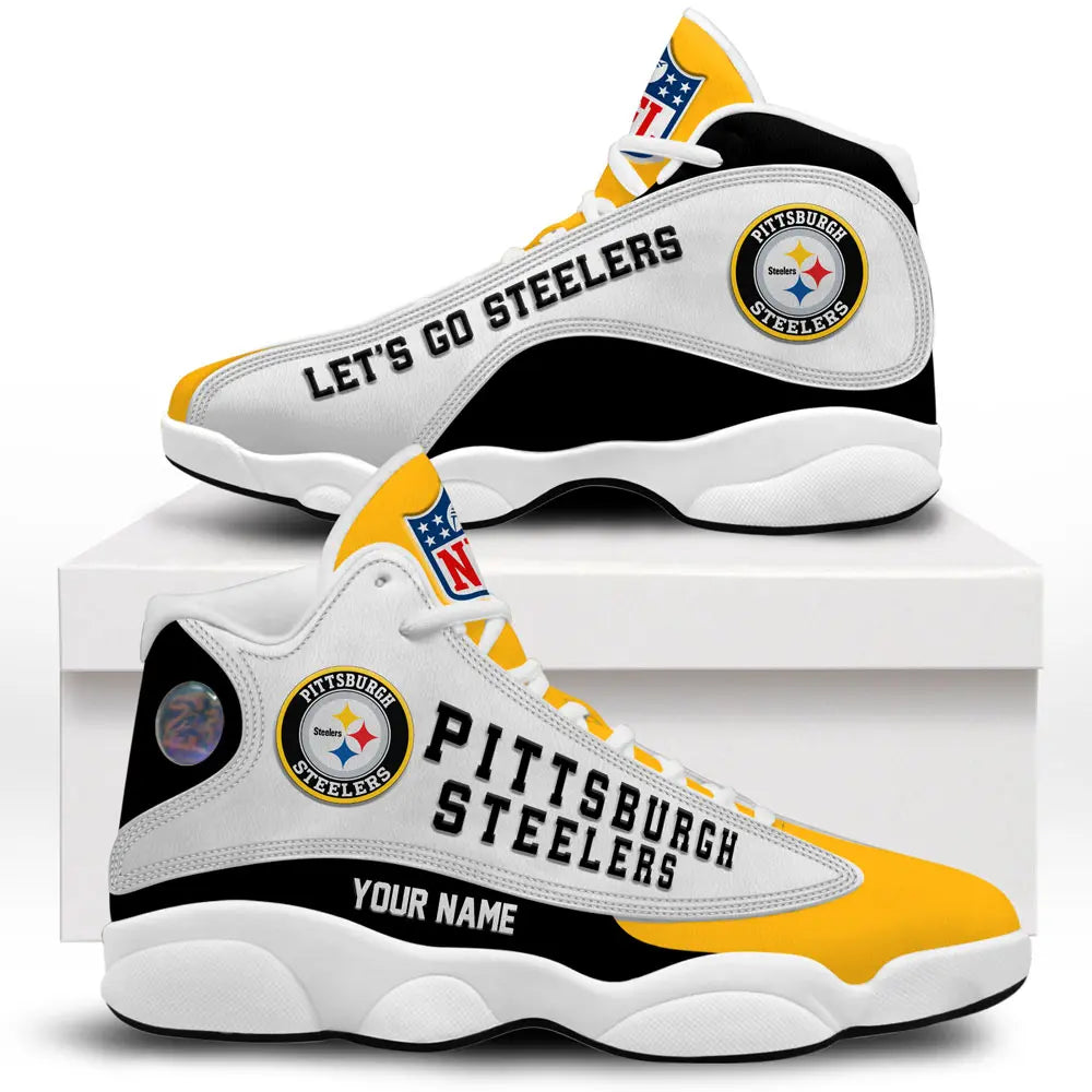 Pittsburgh Steelers | Premium NFL Game Day Air Jordan 13 TD – HuddleStyle.com - Image 2