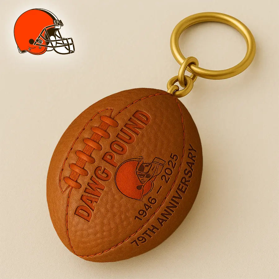 Cleveland Browns | Premium NFL Anniversary Keychain – HuddleStyle.com - Image 3