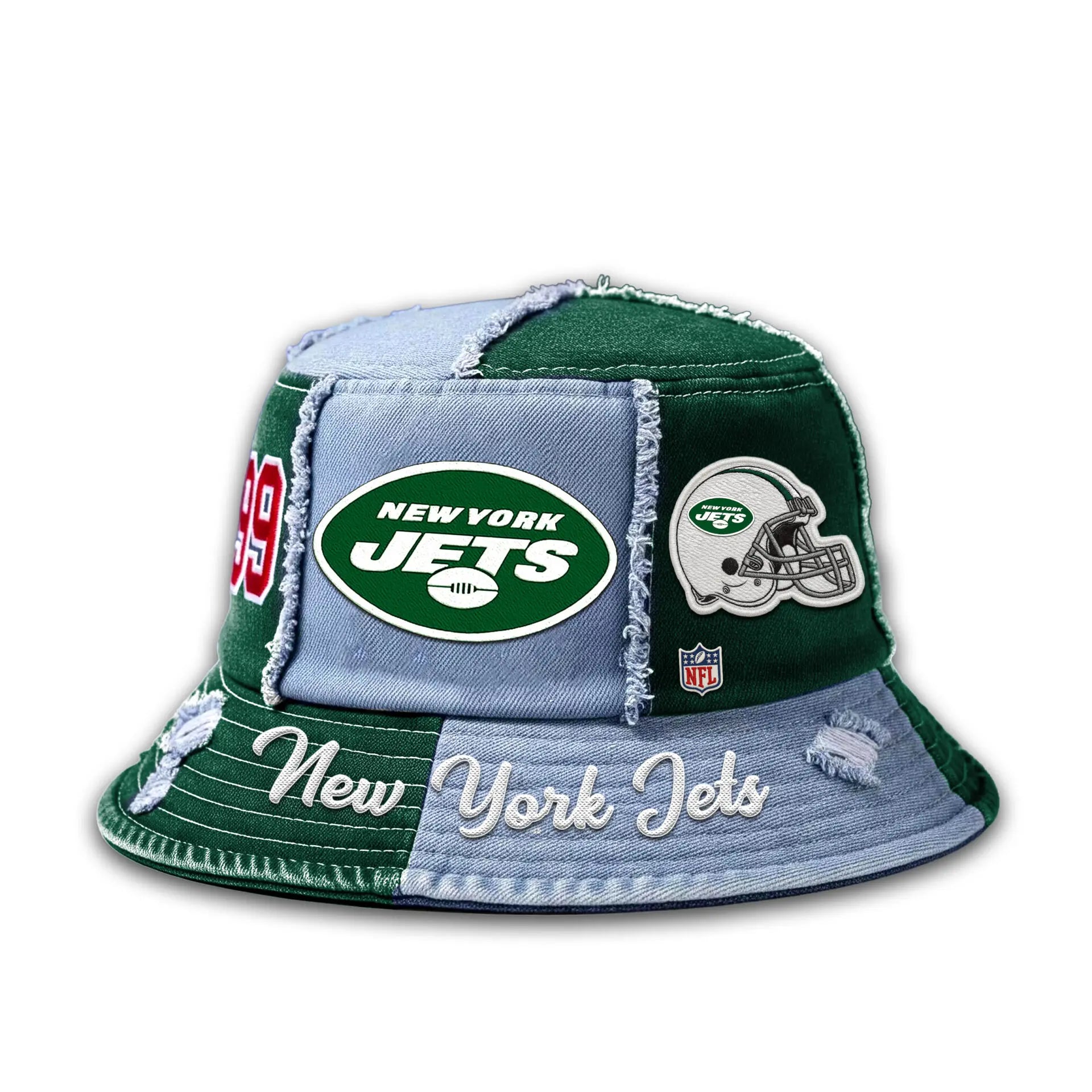 New York Jets | Premium Bucket Hat TD – HuddleStyle.com - Image 2