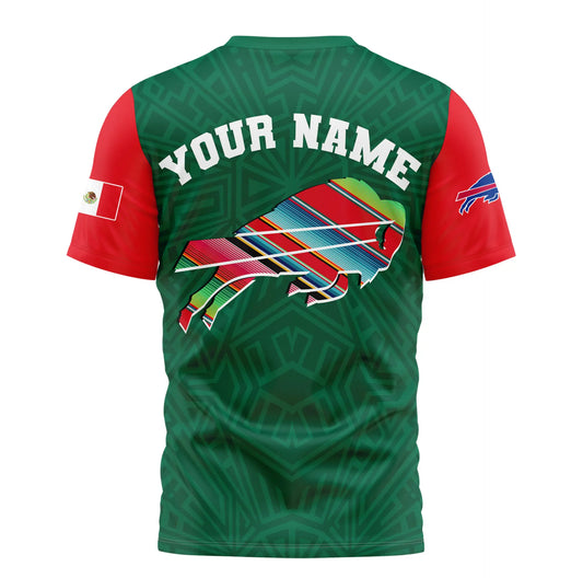 Buffalo Bills | Premium NFL Mexican Heritage Celebration 3D Shirt HI – HuddleStyle.com - Main