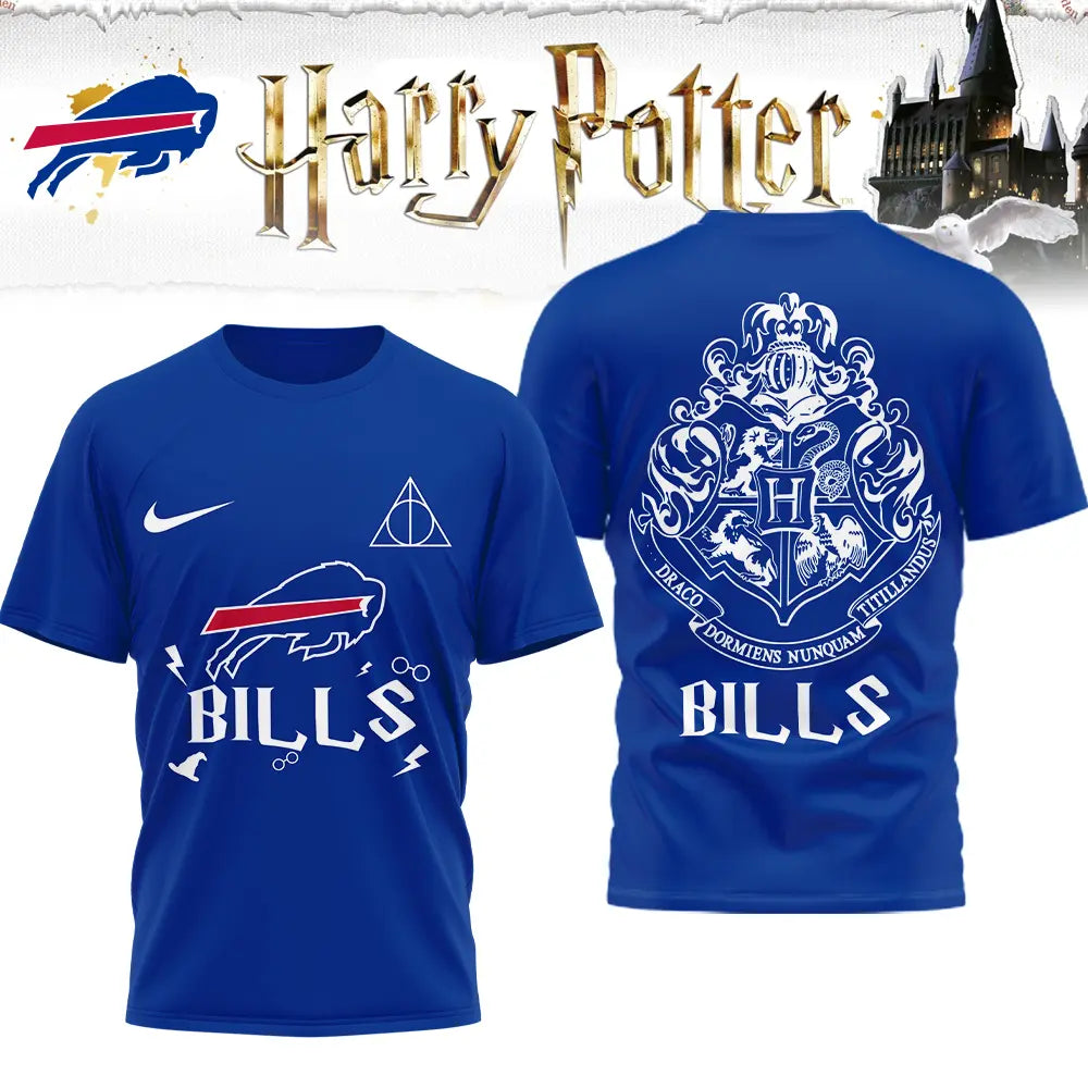 Buffalo Bills | Premium NFL x Harry Potter 3D Shirt HI – HuddleStyle.com - Main