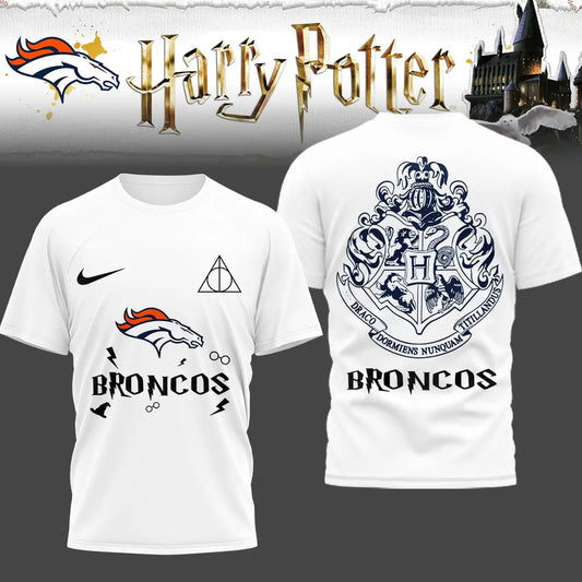 Denver Broncos | Premium NFL x Harry Potter 3D Shirt HI – HuddleStyle.com - Main