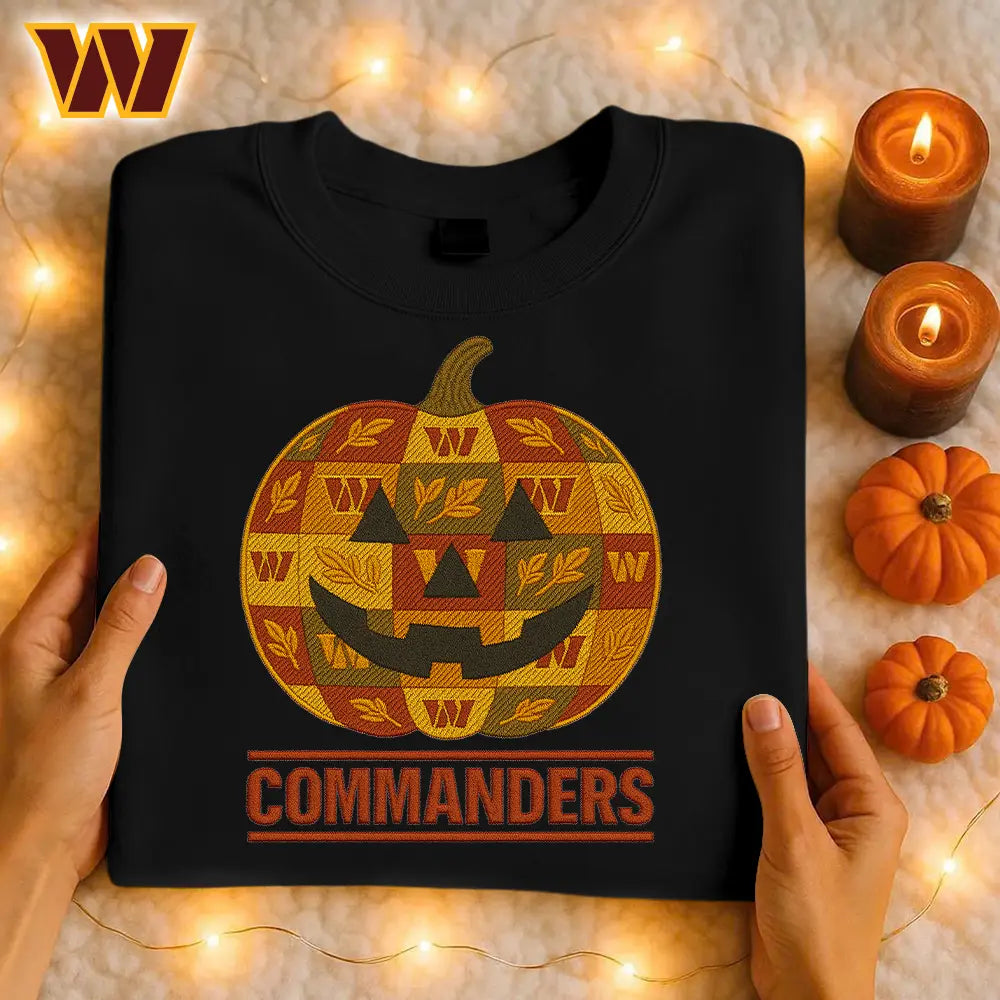 Washington Commanders | Premium NFL Pumpkin Shirt – HuddleStyle.com - Image 3