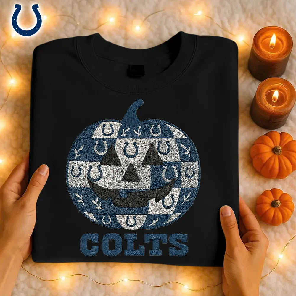 Indianapolis Colts | Premium NFL Pumpkin Shirt – HuddleStyle.com - Image 4