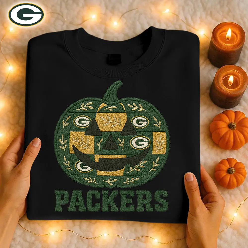 Green Bay Packers | Premium NFL Pumpkin Shirt – HuddleStyle.com - Main