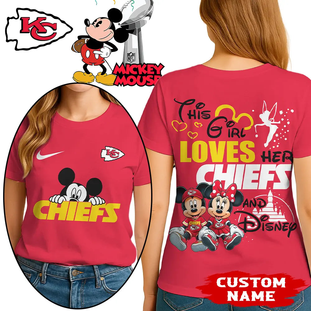 Kansas City Chiefs | Premium NFL Mickey Shirt HI – HuddleStyle.com - Image 2