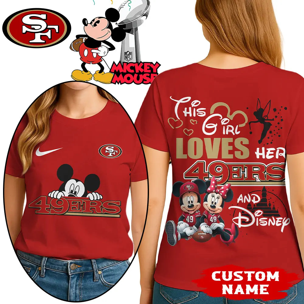San Francisco 49ers | Premium NFL Mickey Shirt HI – HuddleStyle.com - Image 2