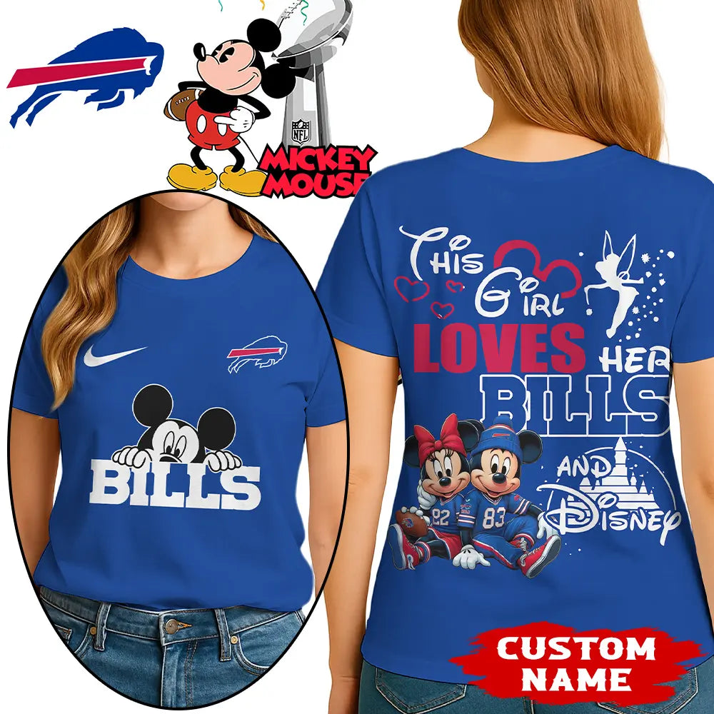 Buffalo Bills | Premium NFL Mickey Shirt HI – HuddleStyle.com - Main