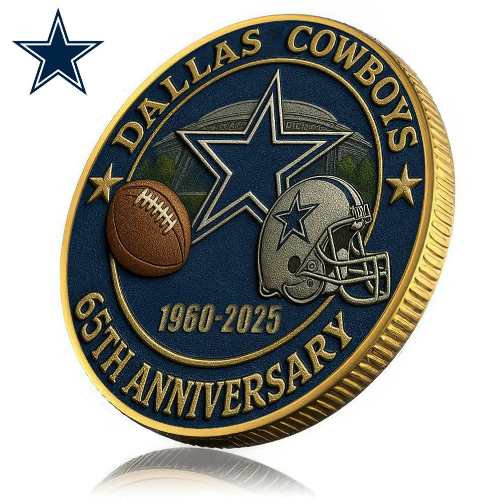 Dallas Cowboys | Premium NFL Commemorative Coin HI – HuddleStyle.com - Image 3