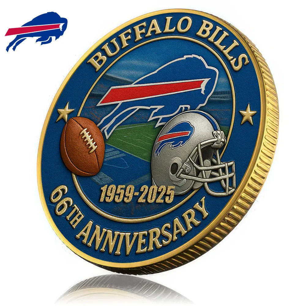 Buffalo Bills | Premium NFL Commemorative Coin HI – HuddleStyle.com - Image 2