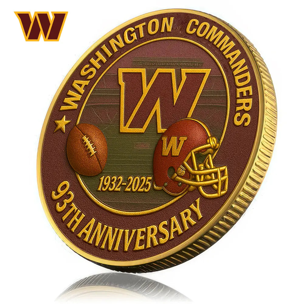Washington Commanders | Premium NFL Commemorative Coin HI – HuddleStyle.com - Main