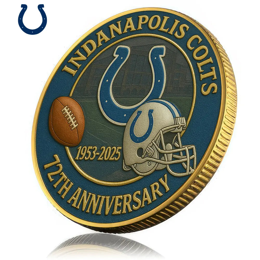 Indianapolis Colts | Premium NFL Commemorative Coin HI – HuddleStyle.com - Image 2