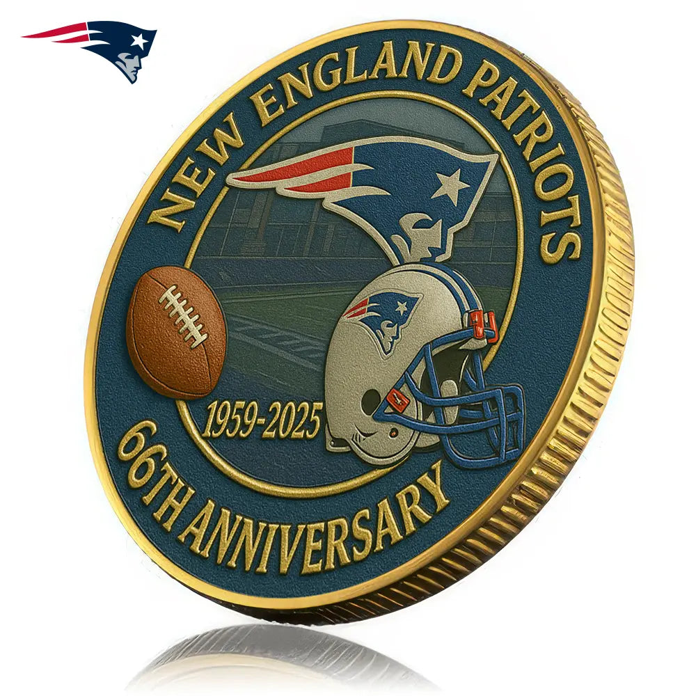 New England Patriots | Premium NFL Commemorative Coin HI – HuddleStyle.com - Image 2