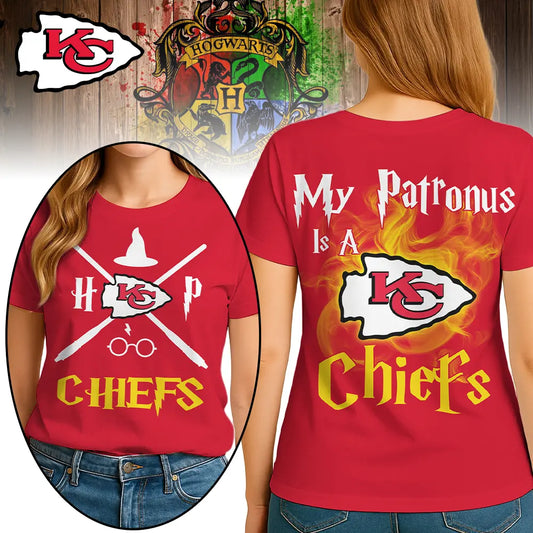 Kansas City Chiefs | Premium NFL and Harry Potter Fan Shirt HI – HuddleStyle.com - Main