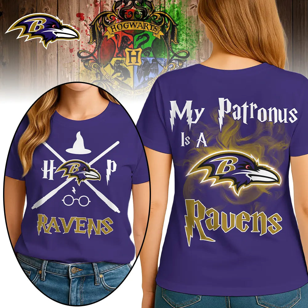 Baltimore Ravens | Premium NFL and Harry Potter Fan Shirt HI – HuddleStyle.com - Main