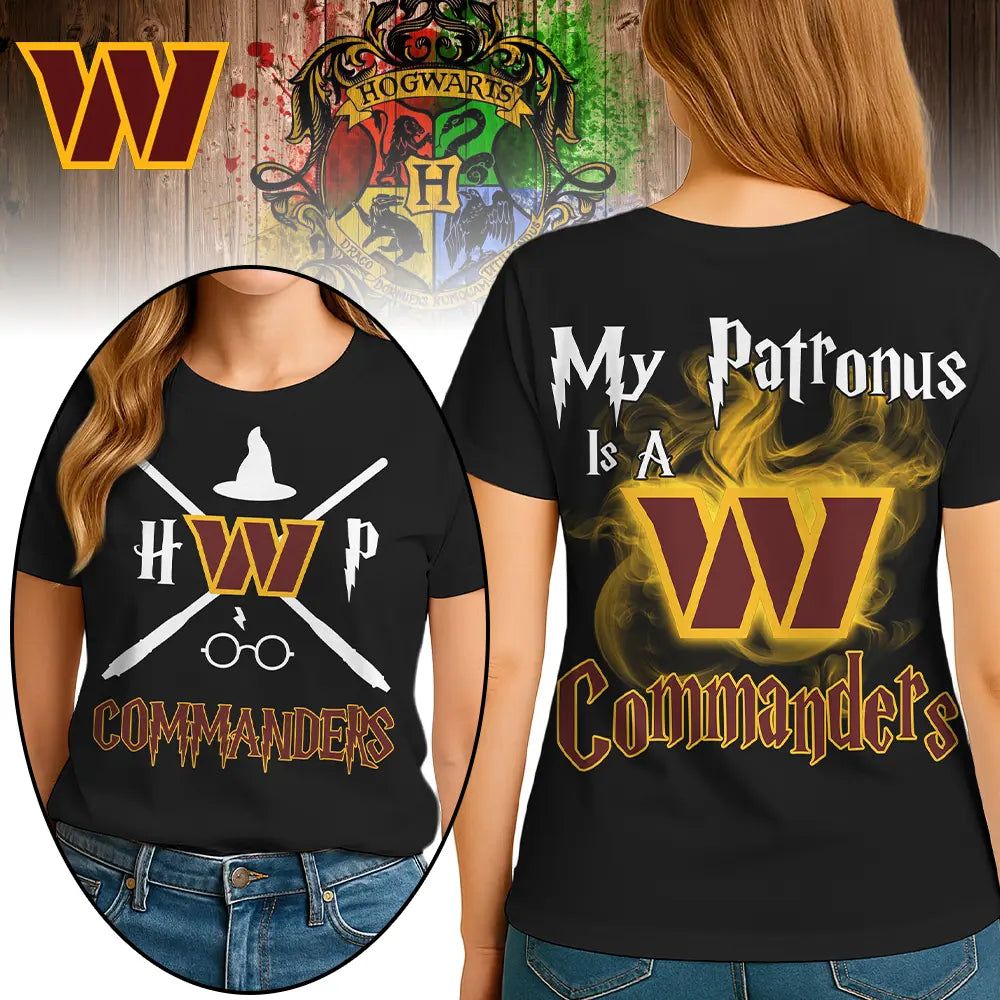 Washington Commanders | Premium NFL and Harry Potter Fan Shirt HI – HuddleStyle.com - Main