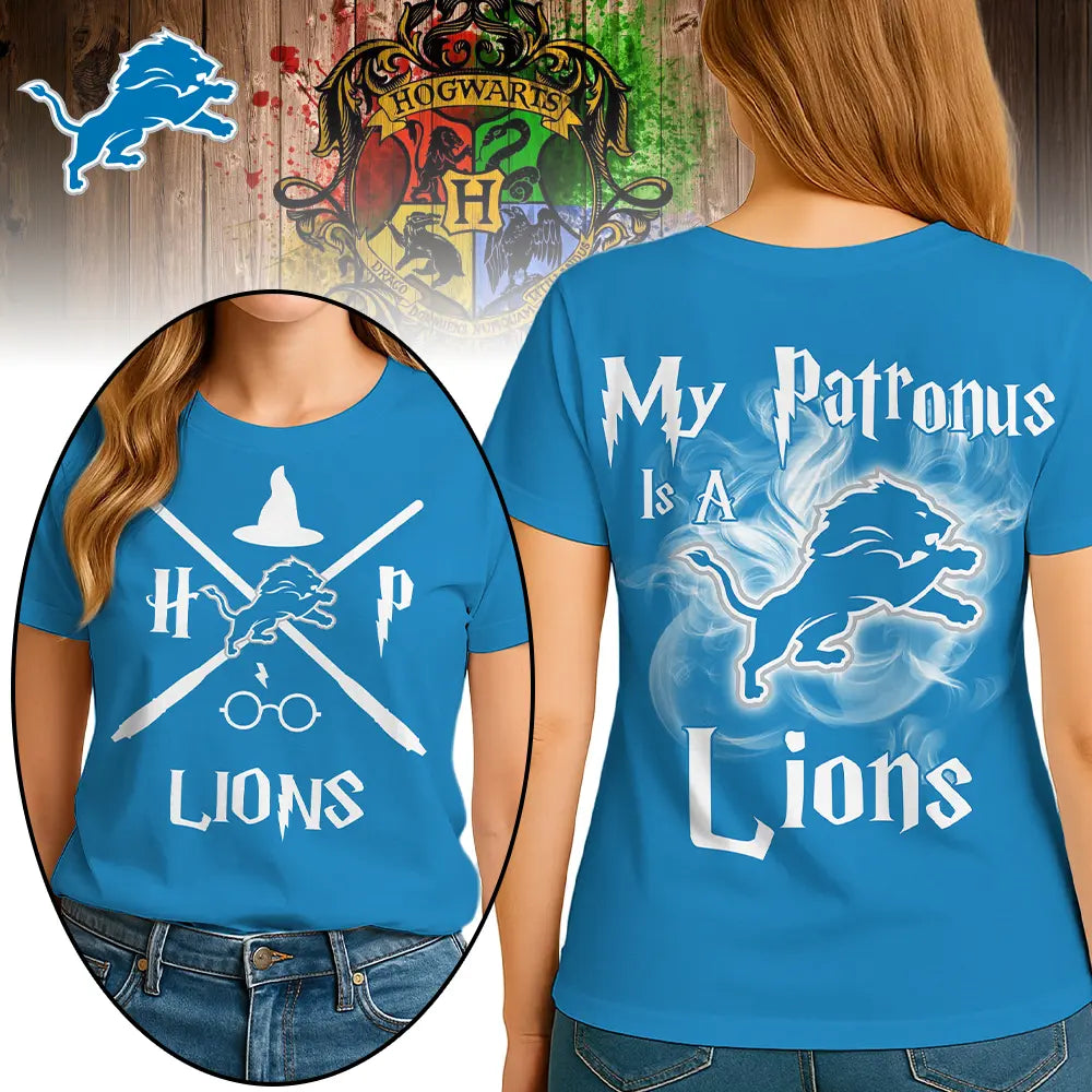 Detroit Lions | Premium NFL and Harry Potter Fan Shirt HI – HuddleStyle.com - Main