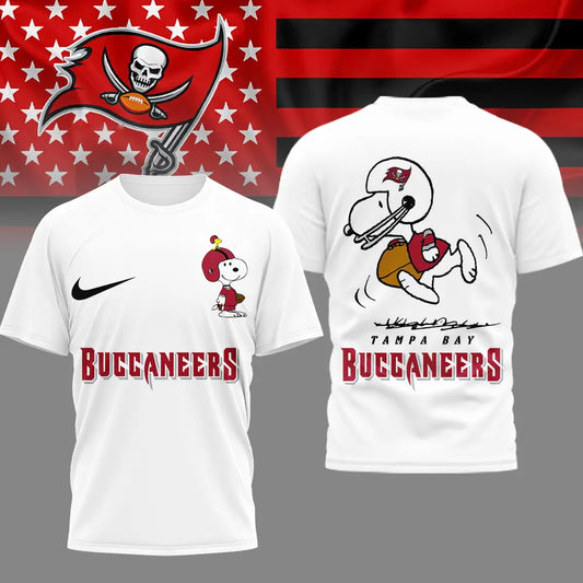 Tampa Bay Buccaneers | Premium NFL x Peanuts 3D Shirt HI – HuddleStyle.com - Main