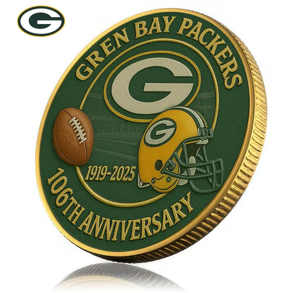 Green Bay Packers | Premium NFL Commemorative Coin HI – HuddleStyle.com - Main