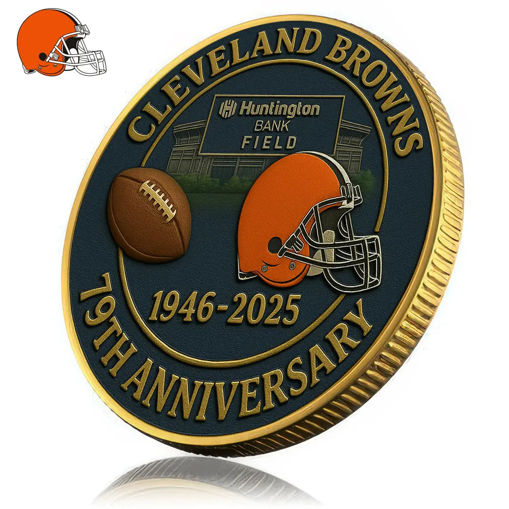 Cleveland Browns | Premium NFL Commemorative Coin HI – HuddleStyle.com - Image 2