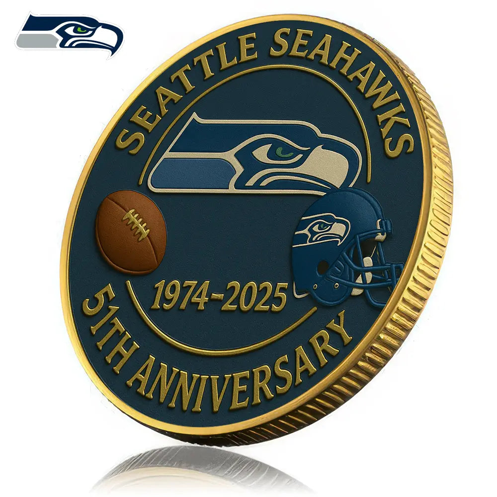 Seattle Seahawks | Premium NFL Commemorative Coin HI – HuddleStyle.com - Main