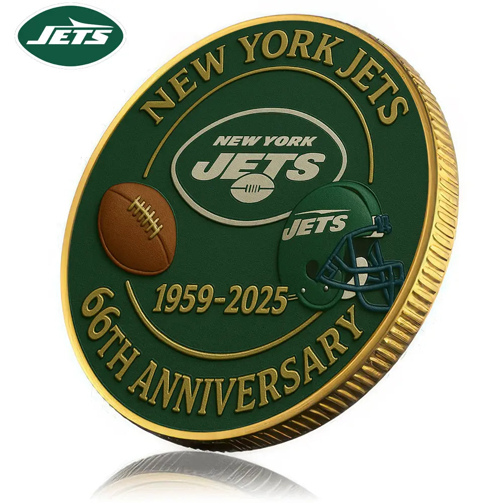 New York Jets | Premium NFL Commemorative Coin HI – HuddleStyle.com - Image 3