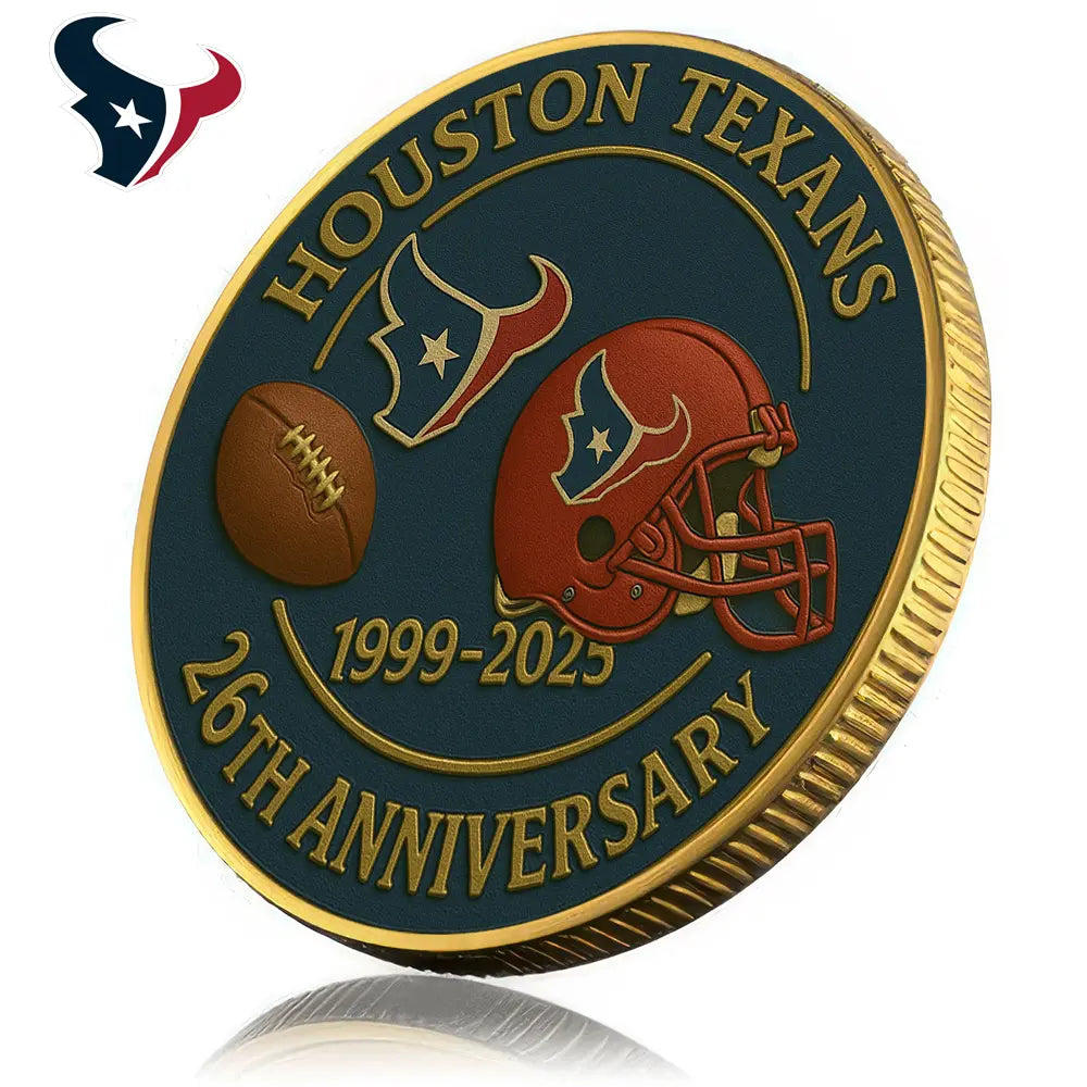 Houston Texans | Premium NFL Commemorative Coin HI – HuddleStyle.com - Image 3