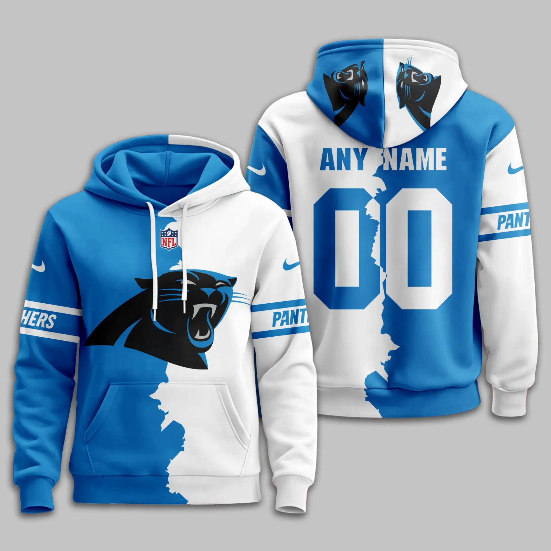 Carolina Panthers | Premium Victory Split Hoodie TD – HuddleStyle.com - Image 2