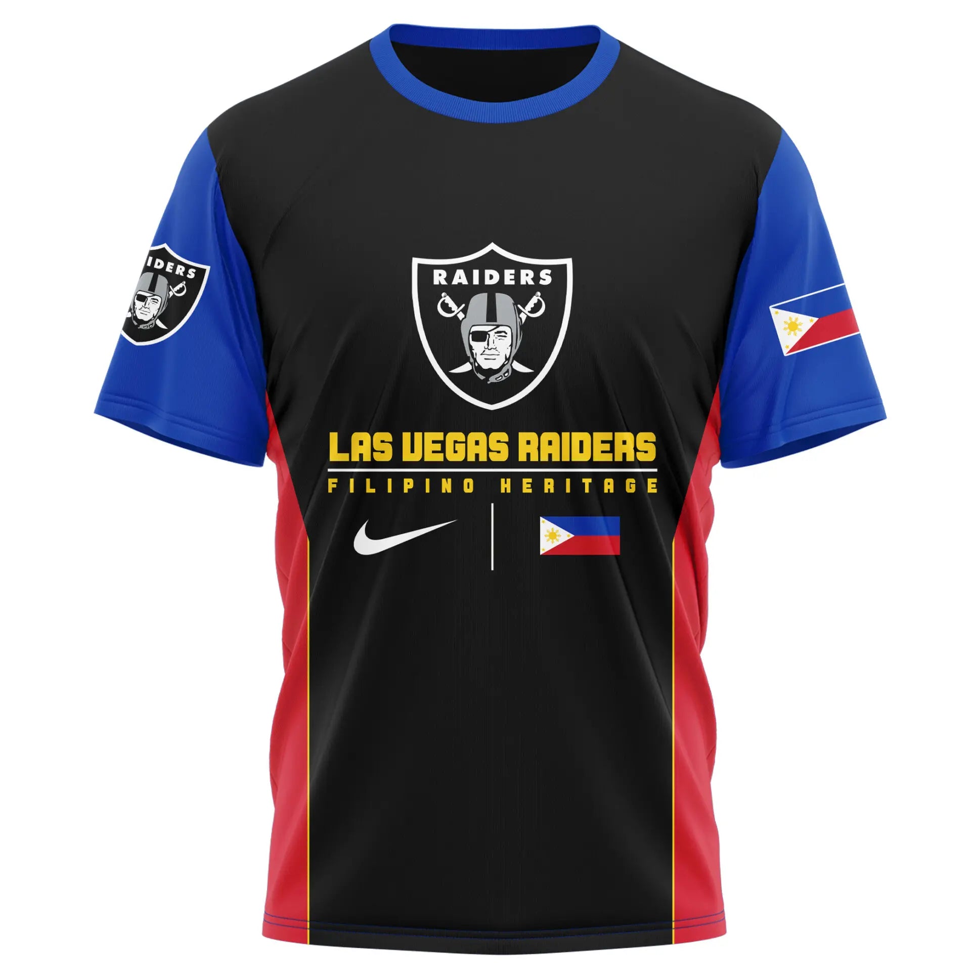 Las Vegas Raiders | Premium NFL Filipino Heritage Celebration 3D Shirt HI – HuddleStyle.com - Main