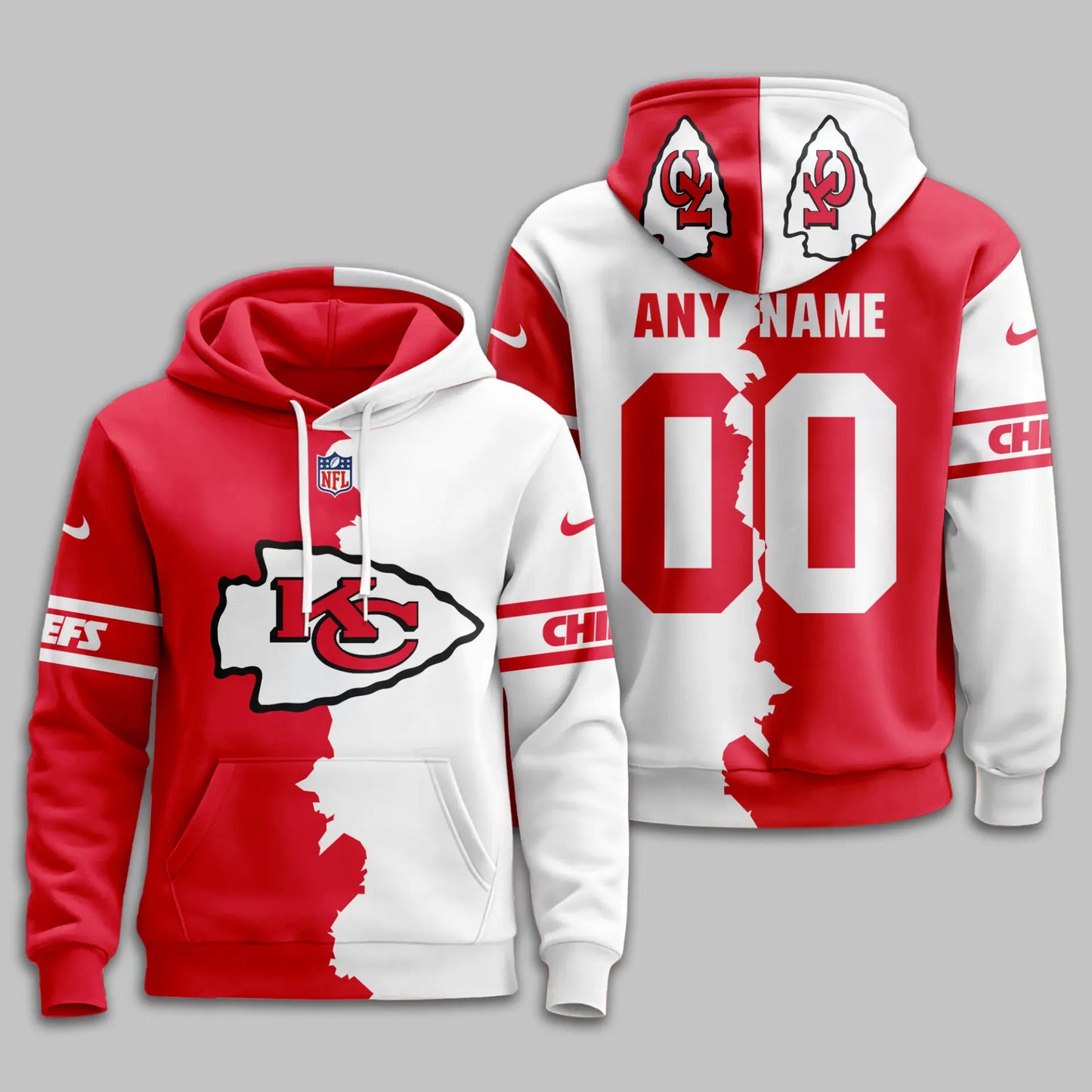 Kansas City Chiefs | Premium Victory Split Hoodie TD – HuddleStyle.com - Image 2