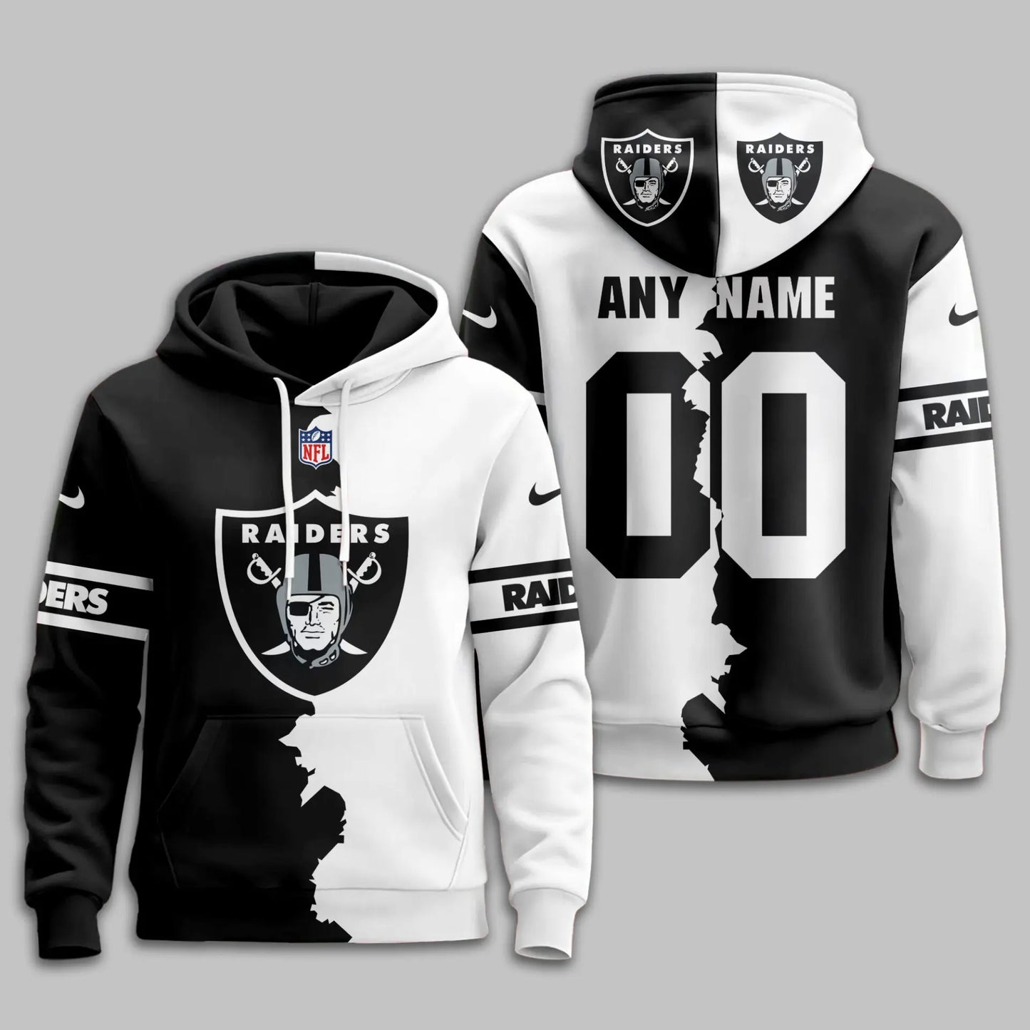 Las Vegas Raiders | Premium Victory Split Hoodie TD – HuddleStyle.com - Image 2