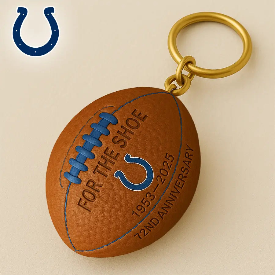 Indianapolis Colts | Premium NFL Anniversary Keychain – HuddleStyle.com - Image 3