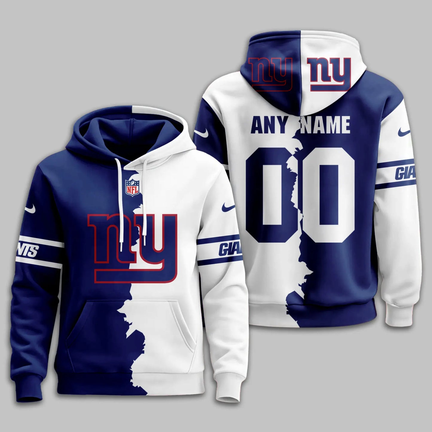 New York Giants | Premium Victory Split Hoodie TD – HuddleStyle.com - Image 2