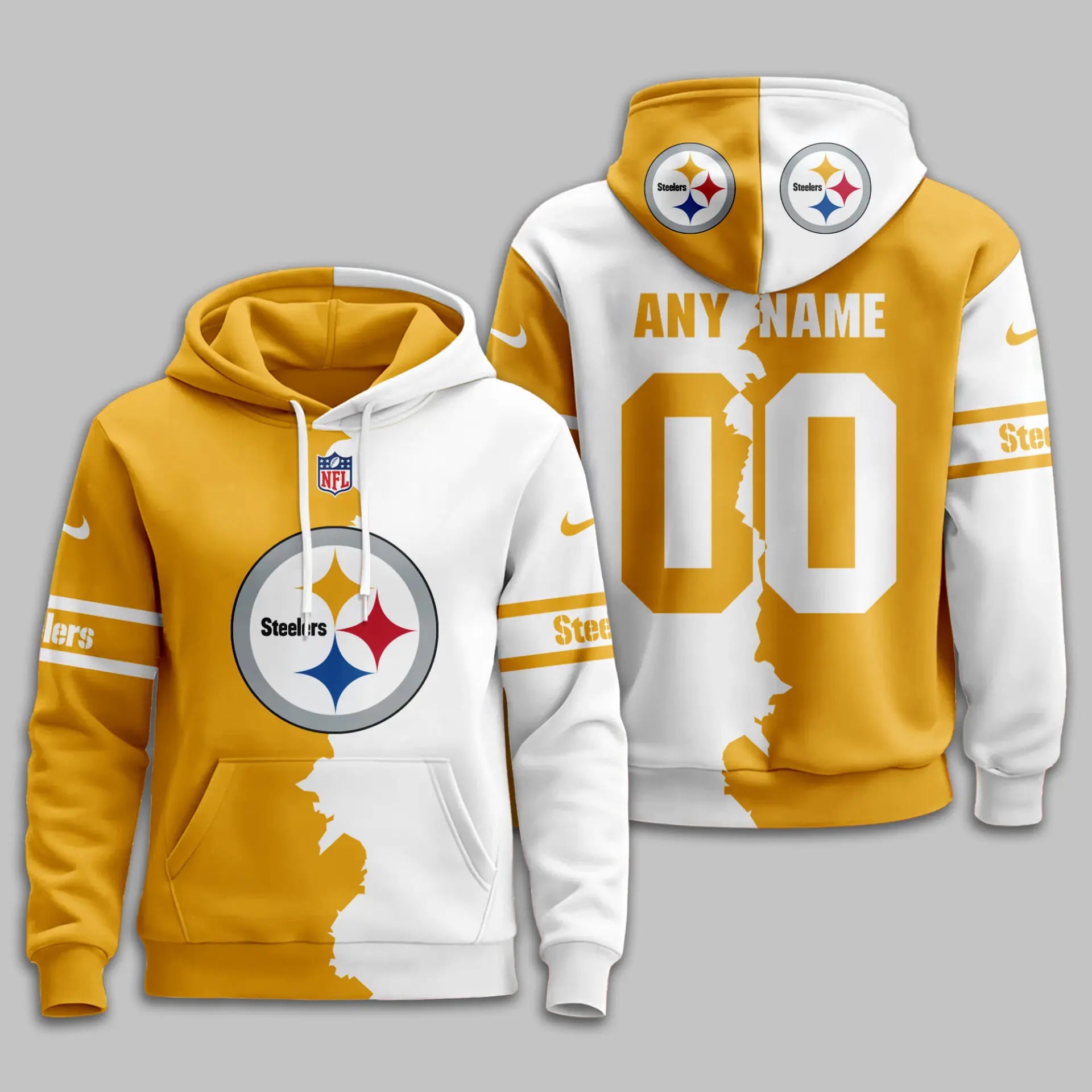 Pittsburgh Steelers | Premium Victory Split Hoodie TD – HuddleStyle.com - Image 2