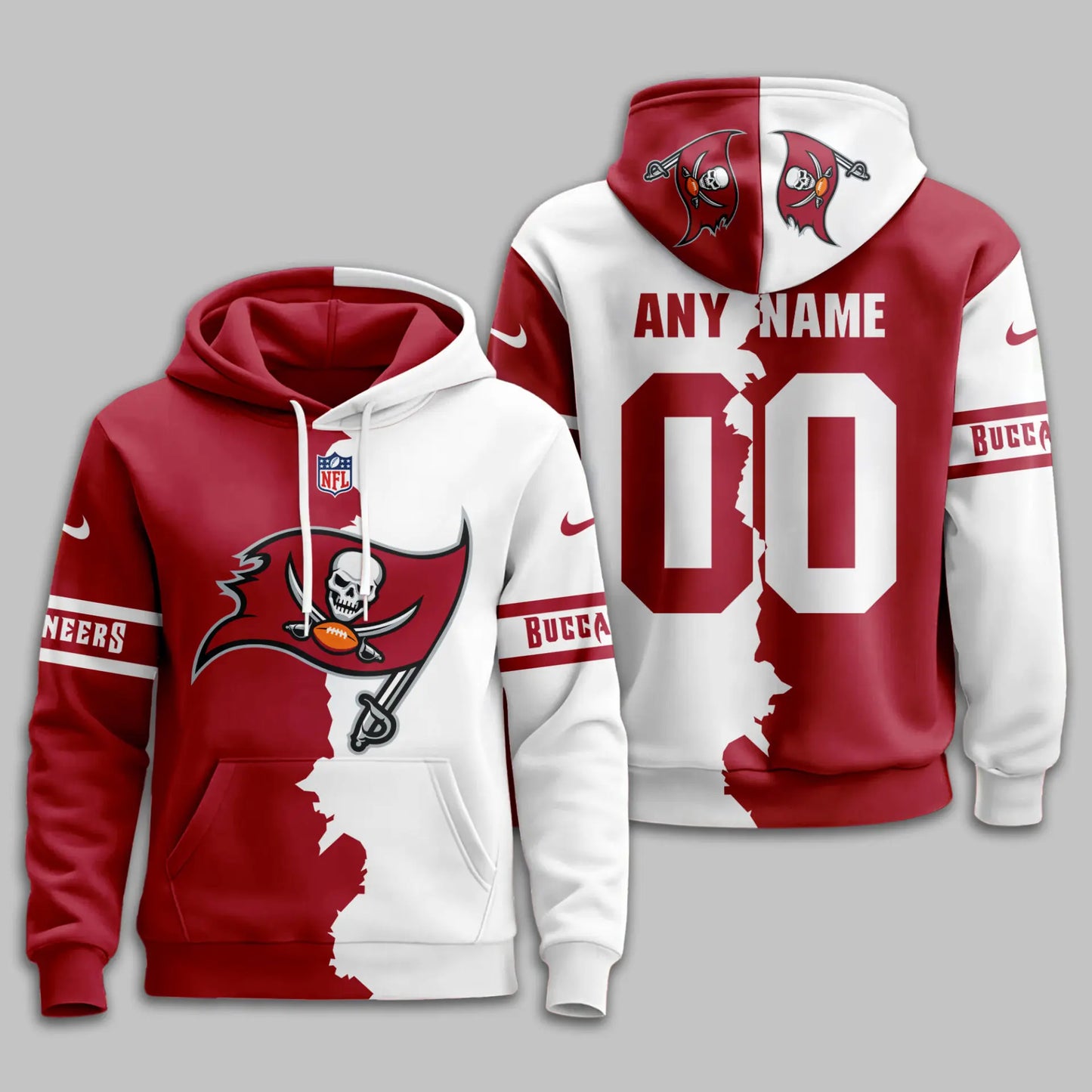 Tampa Bay Buccaneers | Premium Victory Split Hoodie TD – HuddleStyle.com - Image 2