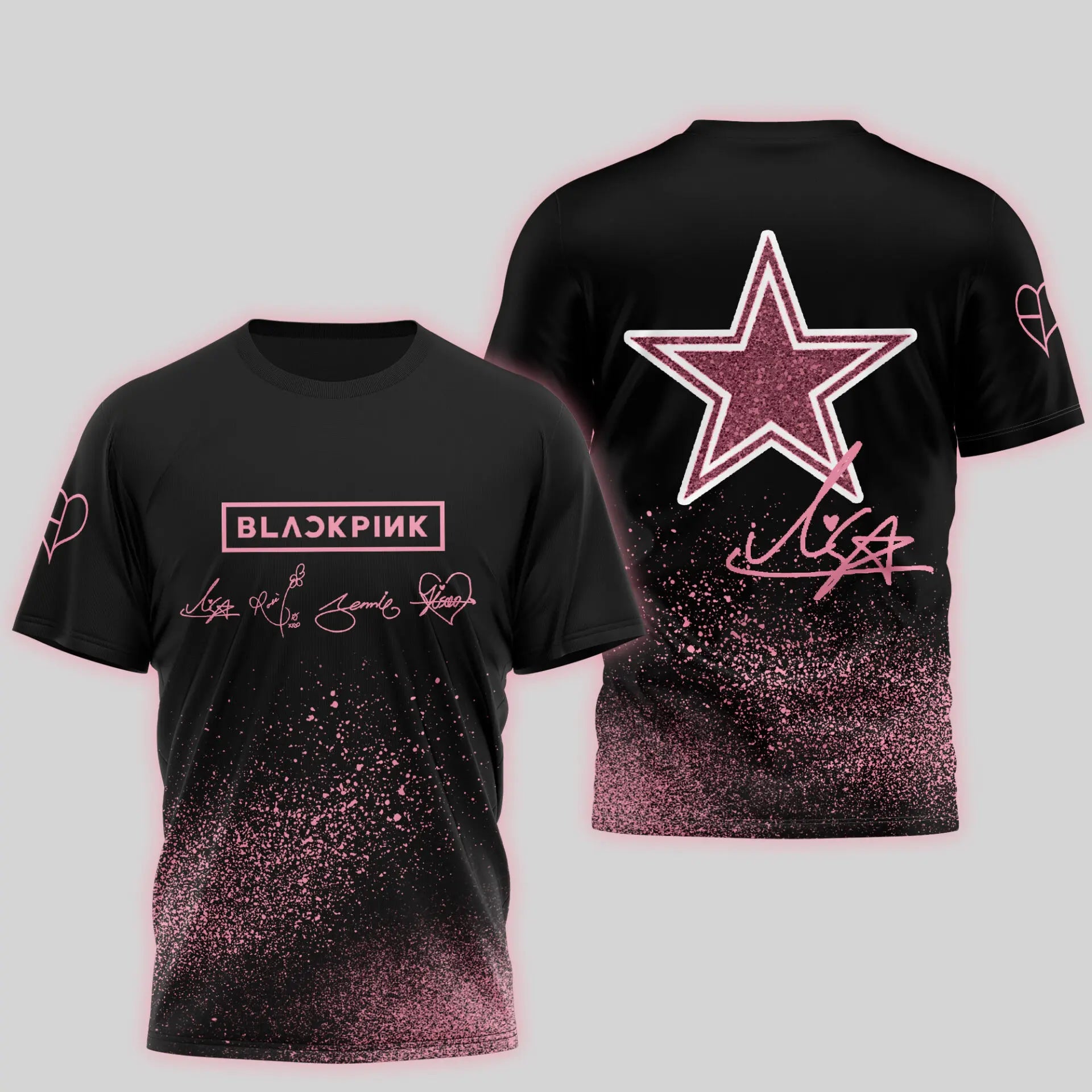 Dallas Cowboys | Premium NFL x BlackPink 3D Shirt TD – HuddleStyle.com - Image 4