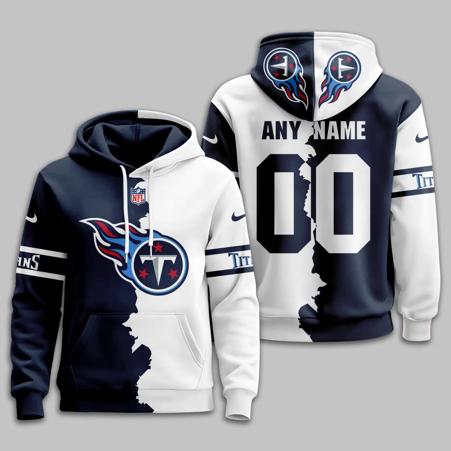 Tennessee Titans | Premium Victory Split Hoodie TD – HuddleStyle.com - Image 2
