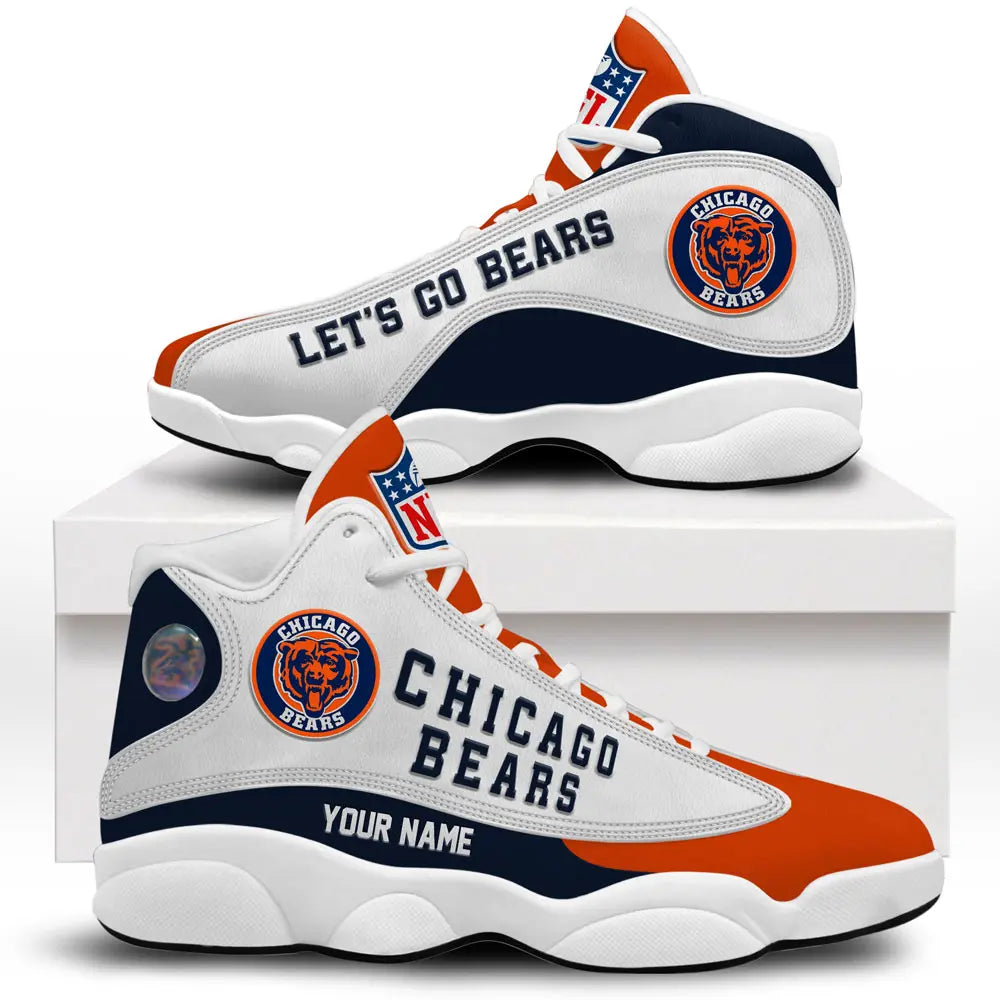 Chicago Bears | Premium NFL Game Day Air Jordan 13 TD – HuddleStyle.com - Image 2