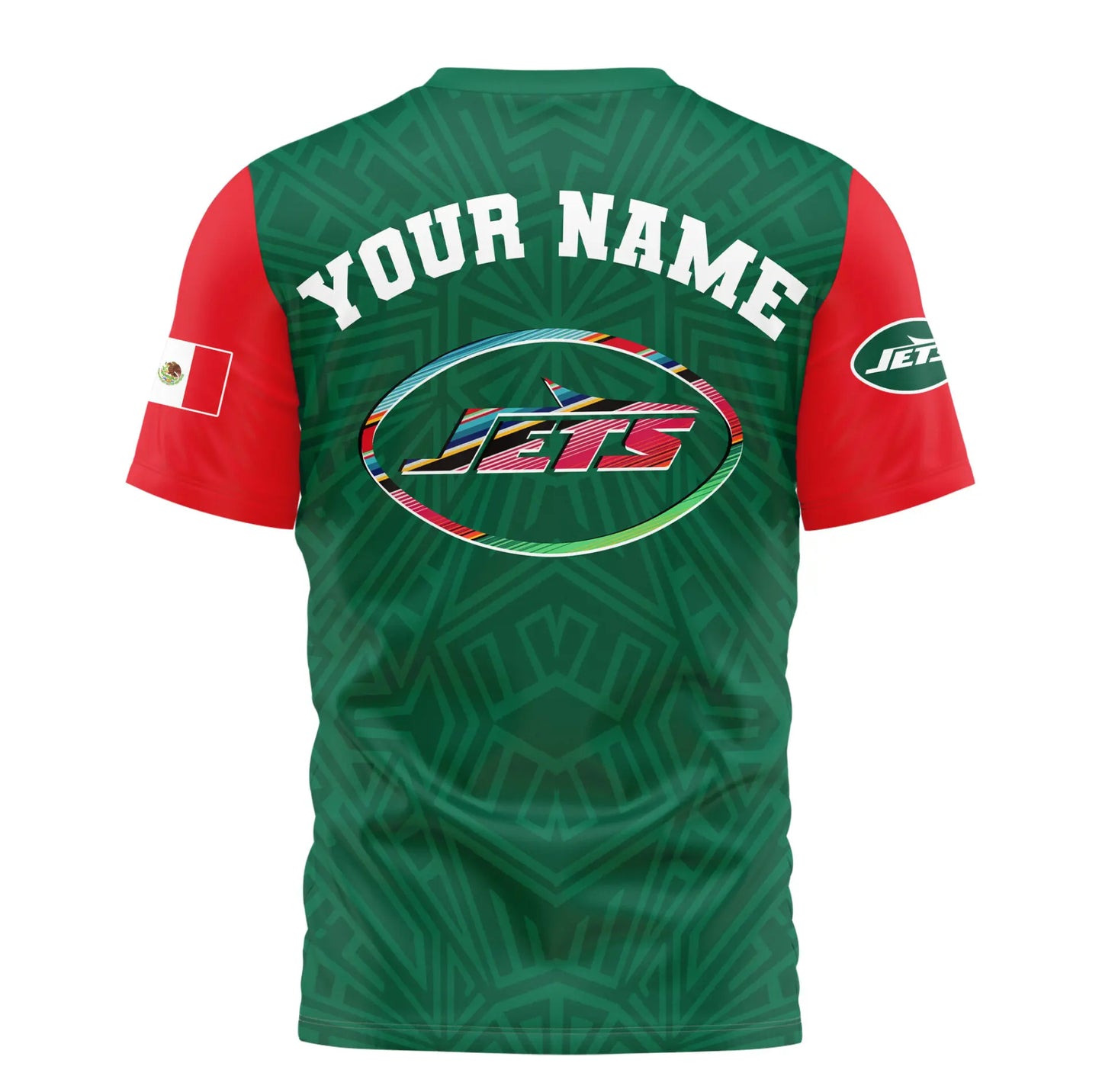 New York Jets | Premium NFL Mexican Heritage Celebration 3D Shirt HI – HuddleStyle.com - Main