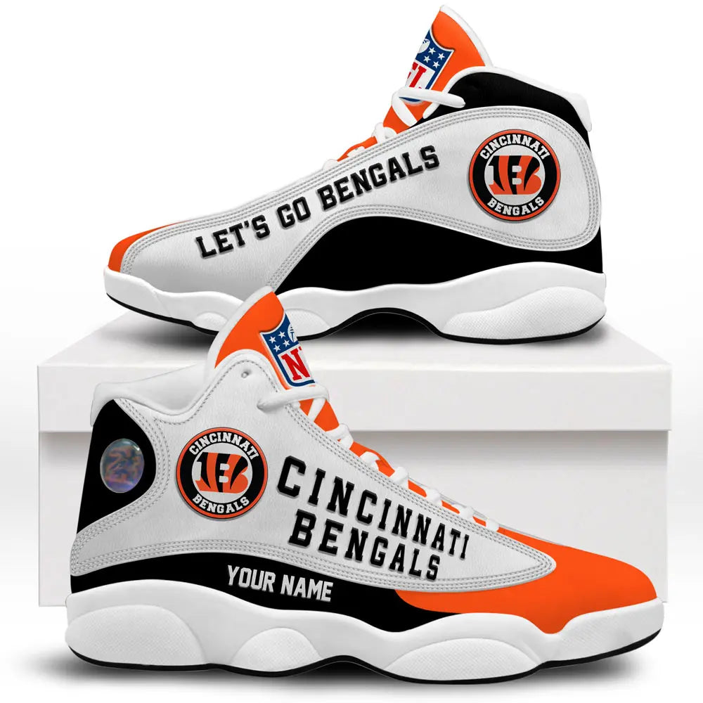 Cincinnati Bengals | Premium NFL Game Day Air Jordan 13 TD – HuddleStyle.com - Image 2