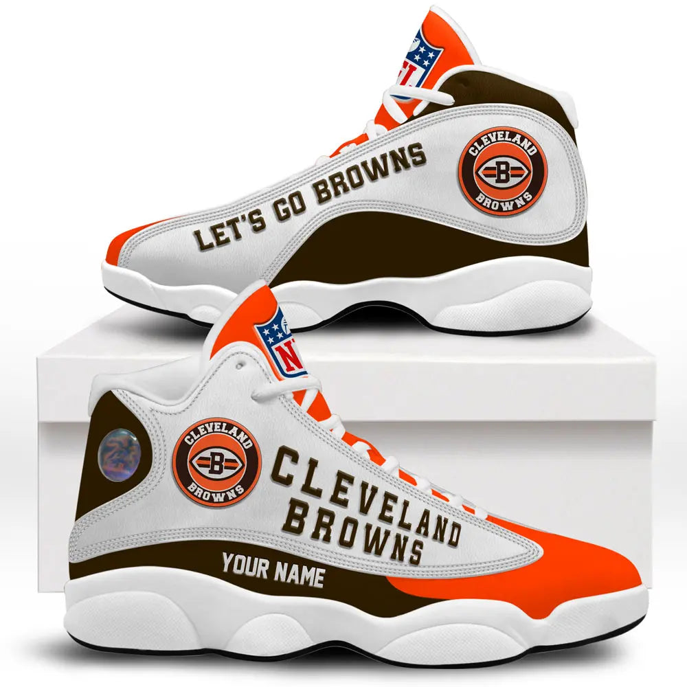 Cleveland Browns | Premium NFL Game Day Air Jordan 13 TD – HuddleStyle.com - Image 2