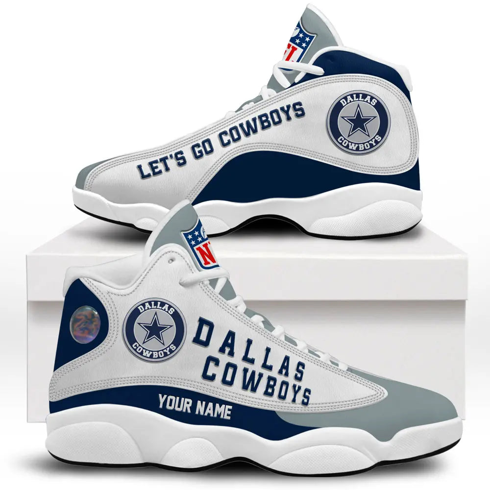 Dallas Cowboys | Premium NFL Game Day Air Jordan 13 TD – HuddleStyle.com - Image 2