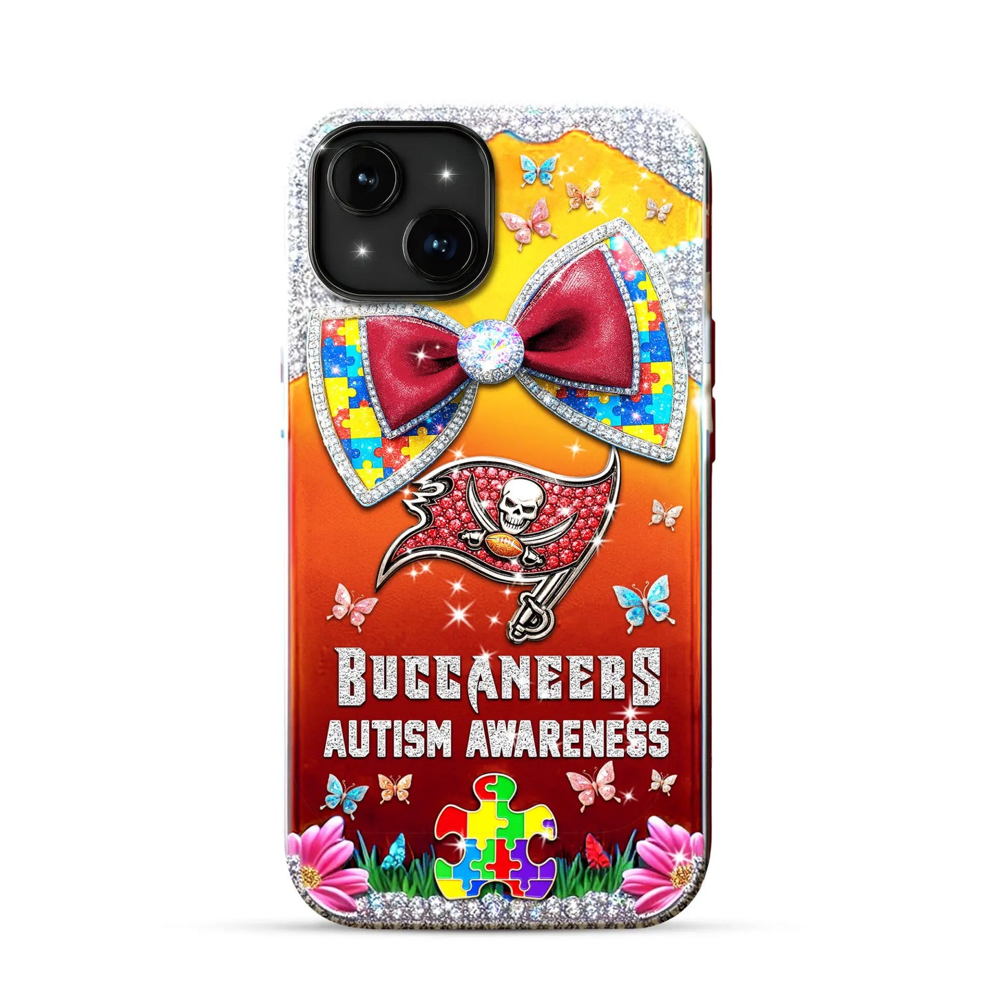 Tampa Bay Buccaneers | Premium NFL Autism Awareness Phonecase TD – HuddleStyle.com - Image 2