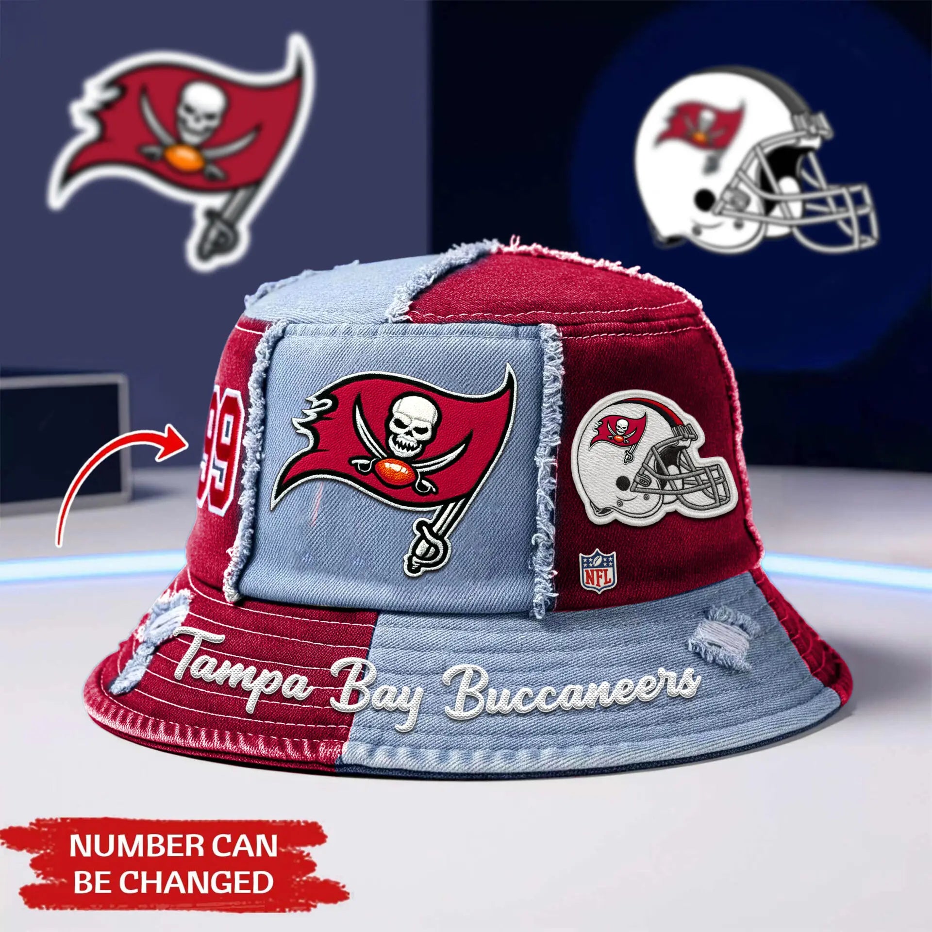 Tampa Bay Buccaneers | Premium Bucket Hat TD – HuddleStyle.com - Main