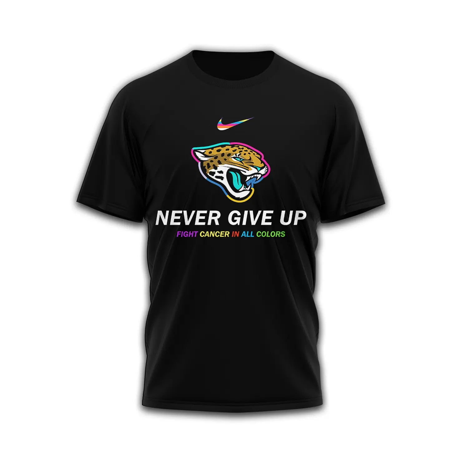 Jacksonville Jaguars | Premium Fight Cancer In All Colors 3D Shirt TD – HuddleStyle.com - Image 3