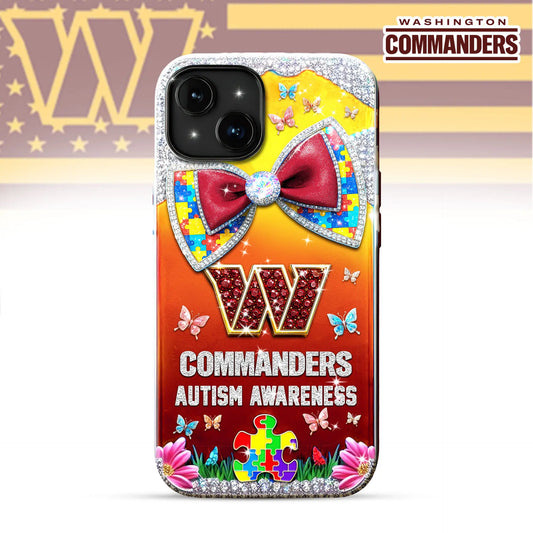 Washington Commanders | Premium NFL Autism Awareness Phonecase TD – HuddleStyle.com - Main