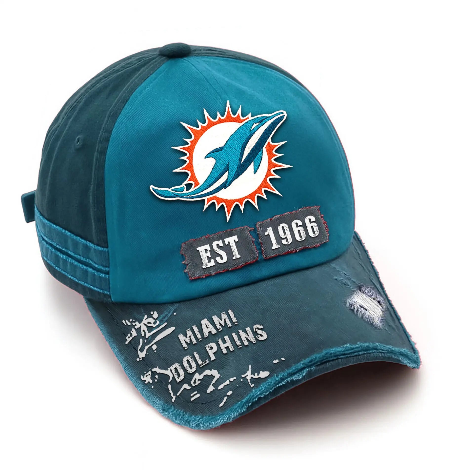 Miami Dolphins | Premium NFL Legacy Classic Cap TD – HuddleStyle.com - Image 2