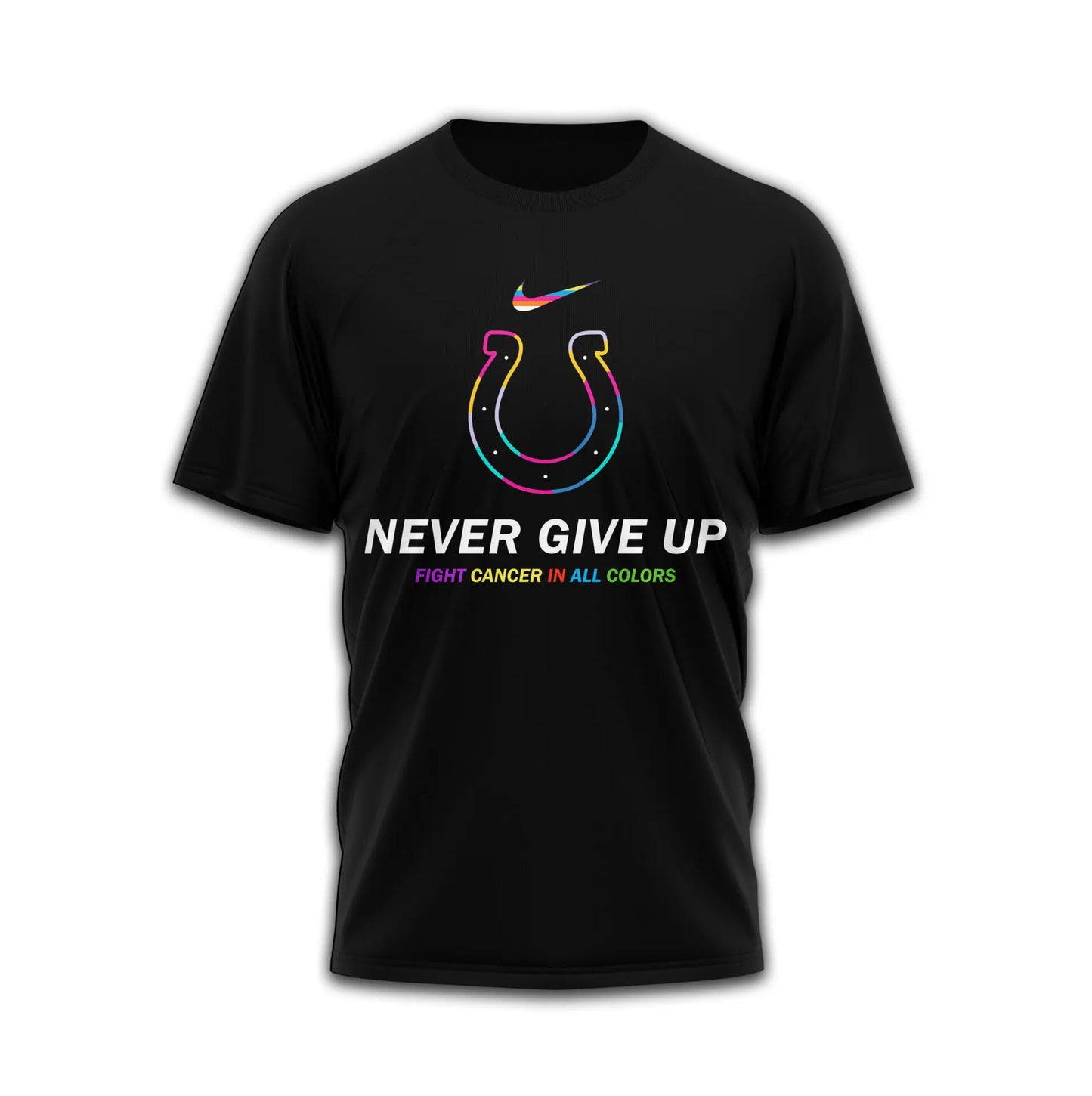 Indianapolis Colts | Premium Fight Cancer In All Colors 3D Shirt TD – HuddleStyle.com - Image 2